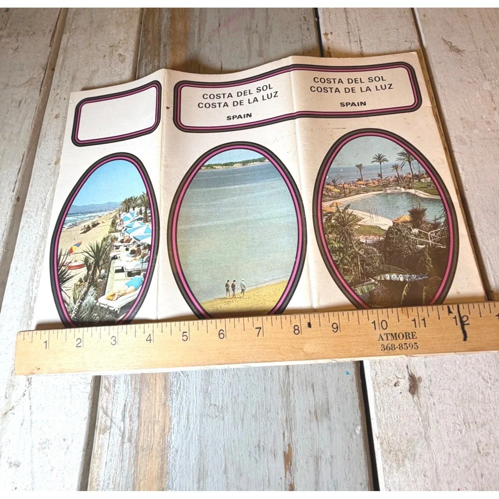 Vintage 1973 Spain Travel Brochure Costa del Sol‎ Costa de la Luz Tourism